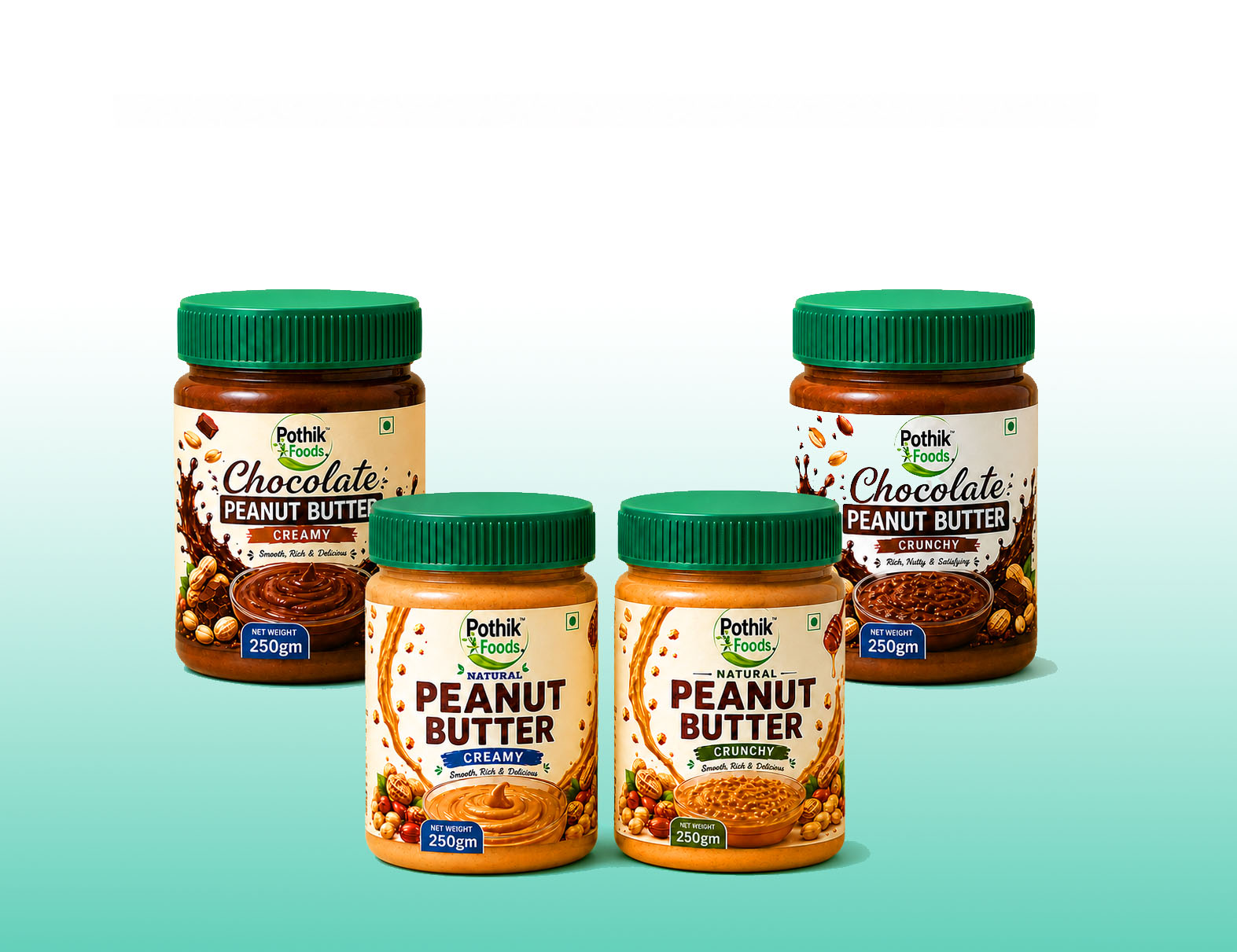 Peanut Butter 4 Flavour Pack -1kg